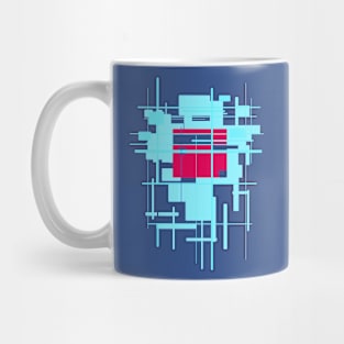 Pattern - Abstract Industrial Color Cube Mug